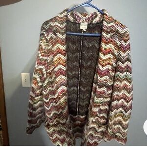 Ellison Colorful Zigzag Cardigan